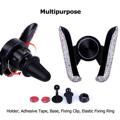 Bling Rhinestone Phone Holder